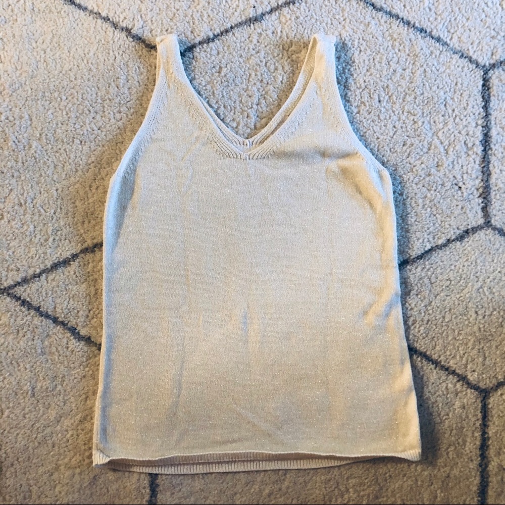 NWOT Loft Glitter Sweater Tank